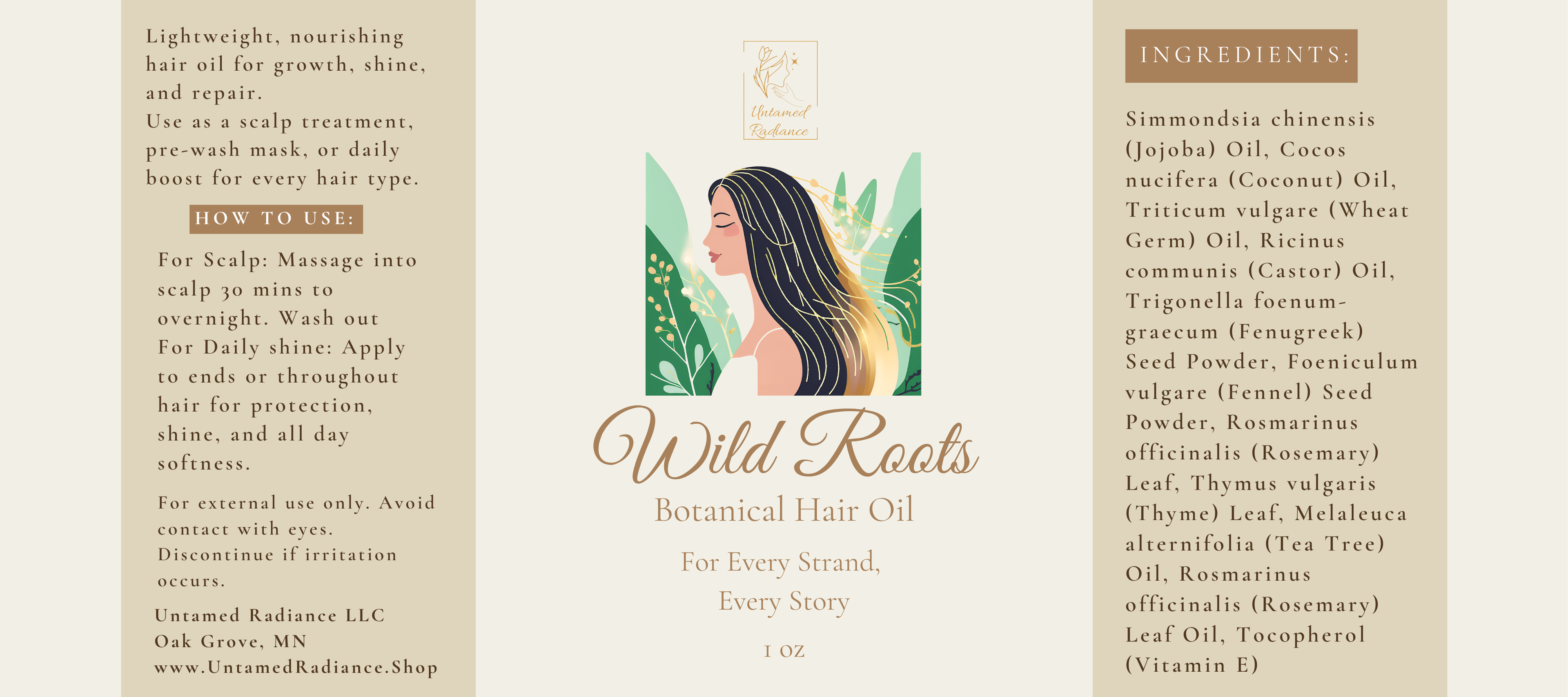 Wild Roots Hair Oil